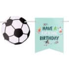 Papieren vlaggenlijn - fantastic football - 6 meter Papieren vlaggenlijn - fantastic football - 6 meter