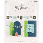 Papieren vlaggenlijn - fantastic football - 6 meter Papieren vlaggenlijn - fantastic football - 6 meter