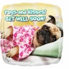 Folieballon Pugs and Kisses Beterschap