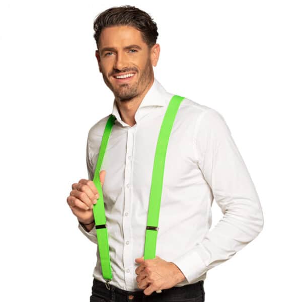 Bretels neongroen