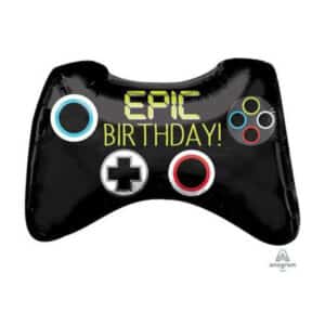Folieballon Supershape Gamer Epic Birthday (1 stuks)