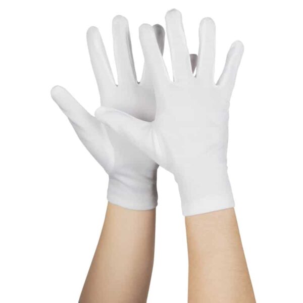Handschoenen pols Basic wit