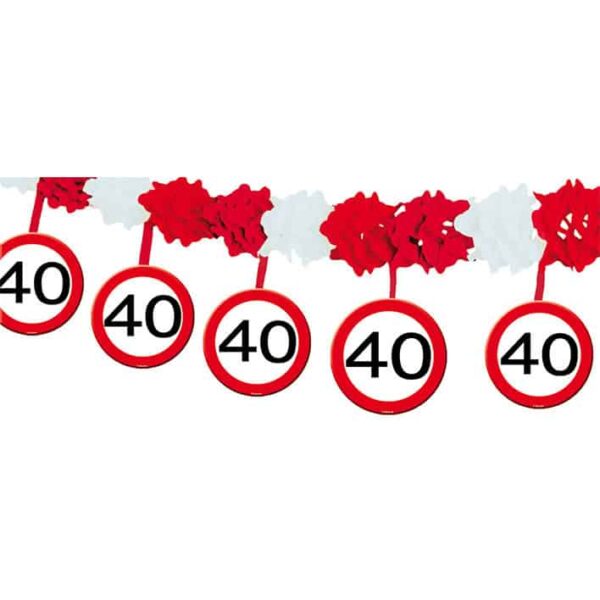 Slinger verkeersbord 40 (4 meter)