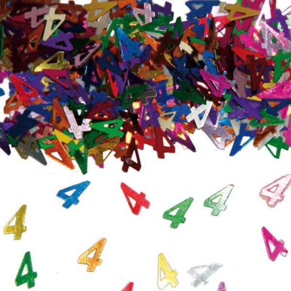 Tafelconfetti 4 Jaar
