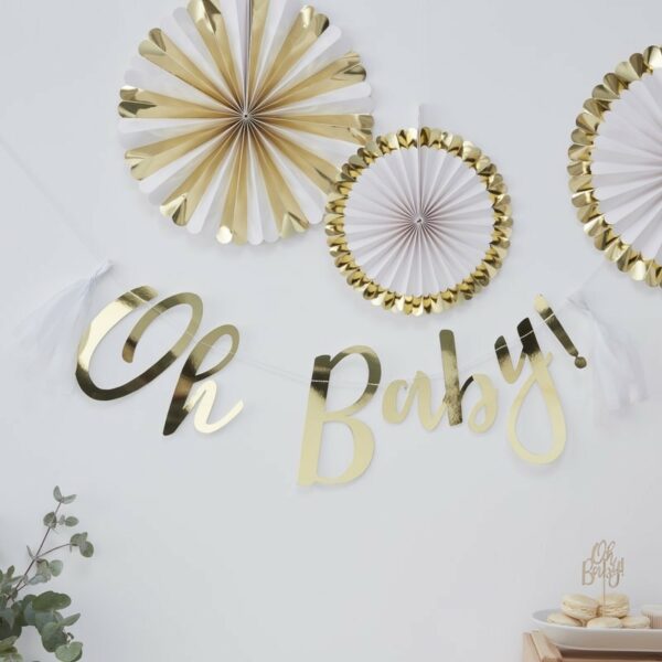 Oh Baby! - Letterslinger Goud