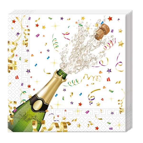 Servetten Sparkling New Year