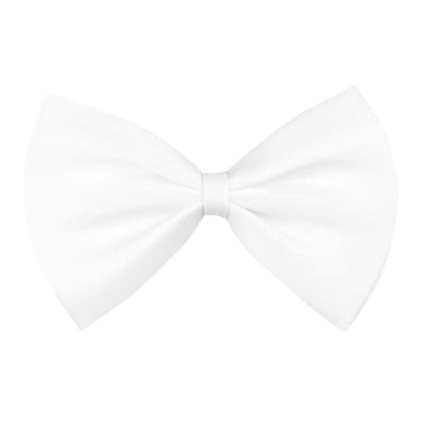 Vlinderstrik Basic wit