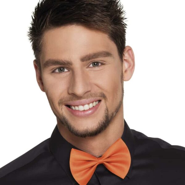 Vlinderstrik Basic oranje