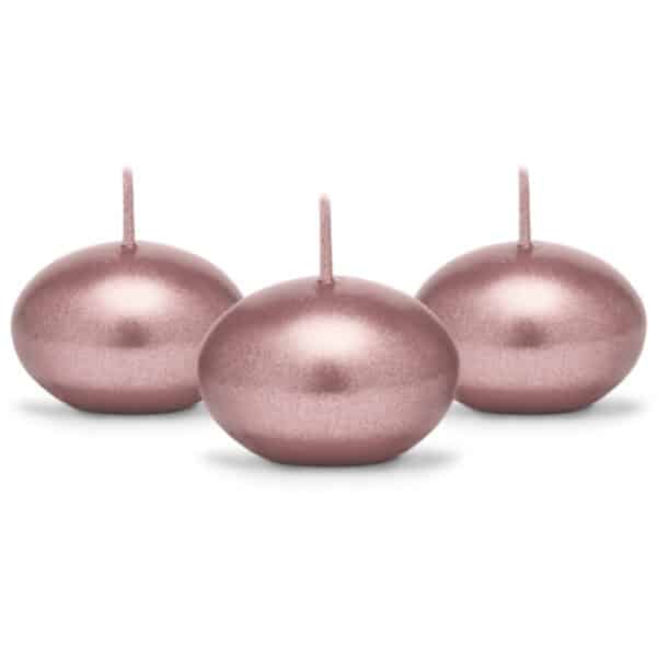 Floating Candle Disc Rose gold (50st)