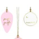 Gift tags kerstbal, mix
