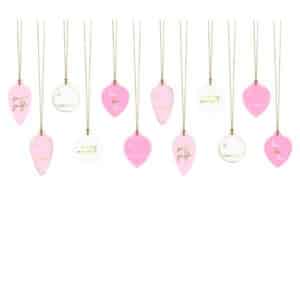 Gift tags kerstbal, mix Gift tags kerstbal, mix