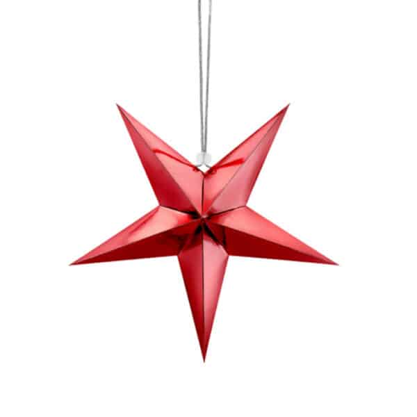 Kerstster Rood (70 cm)