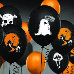 Ballonnen Halloween Spook 50 stuks