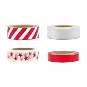 Decoratief Tape - Mix - Stars Rood