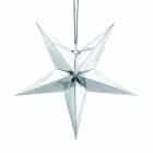 Hanger Glimmende Ster Zilver (70 cm)