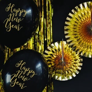 Ballonnen Happy New Year classic 6 stuks