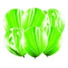 Ballonnen Marmer Print Groen 30 cm (6 stuks)