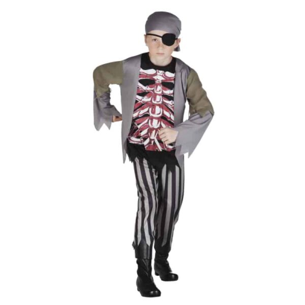 Kinderkostuum Piraat Brad Bones (4-6 jaar)