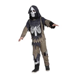 Kinderkostuum Zombie skeleton (10-12 jaar - 152)