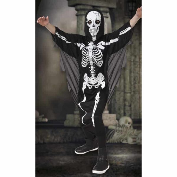 Kinderkostuum Scary Skeleton (7-9 jaar - 128/134)