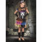 Kinderkostuum Skelet Prinses (7-9 jaar - 122/128)