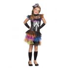 Kinderkostuum Skelet Prinses  10-12 jaar - 152/158