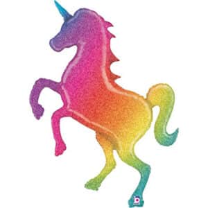 Folieballon Supershape Unicorn (1 stuks)