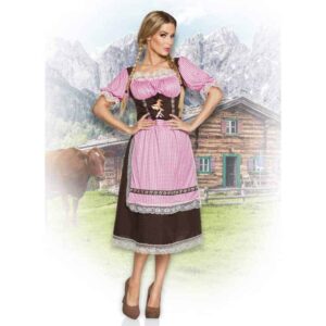 Tiroler jurkje Frau Schmidt maat (44/46) L Tiroler jurkje Frau Schmidt maat (44/46) L