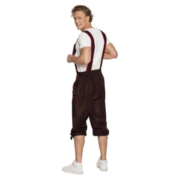 Lederhose Klaus Bruin Maat M/L