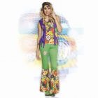 Kostuum Volwassene Woodstock woman (M)