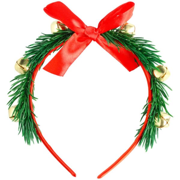 Tiara Kerstmis met Strikje en Belletjes