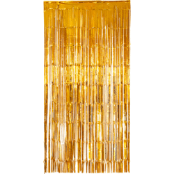 Deurgordijn folie Goud 2x1 meter