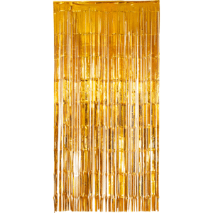 Deurgordijn folie Goud 2x1 meter