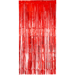 Deurgordijn folie Rood 2x1 meter