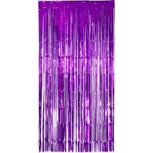 Deurgordijn folie Paars 2x1 meter