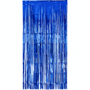 Deurgordijn folie Blauw 2x1 meter