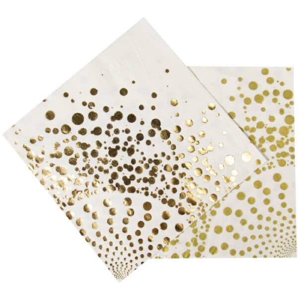 Gold Christmas - Servetten (16 stuks)