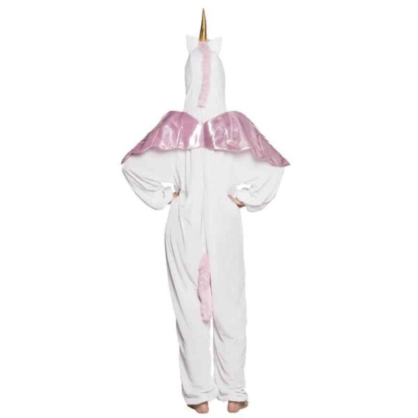 Tienerkostuum Onesie - Eenhoorn wit (max. 1.65m)