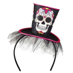 Tiara Mini Hoed Dia De Los Muertos