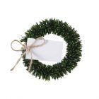 Rustic Christmas - Plaatskaart houder krans 4 stuks