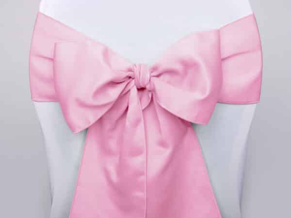 Stoel strikken satijn Pink (10 stuks)