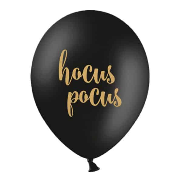 Ballonnen Hocus Pocus zwart 50 stuks