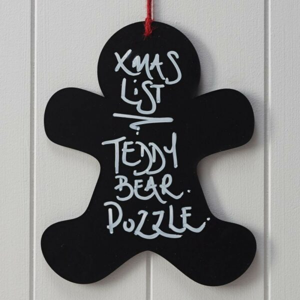Krijtbord Gingerbread Man