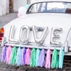 Auto decoratie pakket LOVE mix