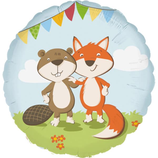 "Vos & Bever" Folieballon, 43 cm