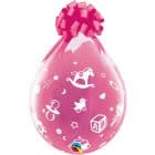 Stuffer Ballonnen Baby's Nursery Roze 45 cm - 25 stuks