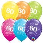 Ballonnen (28 cm) Tropical 60 jaar assorti/ 25 stuks