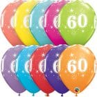 Ballonnen (28 cm) Tropical 60 jaar assorti/ 25 stuks
