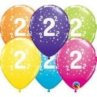 Ballonnen (28 cm) Tropical 2 jaar assorti/ 25 stuks