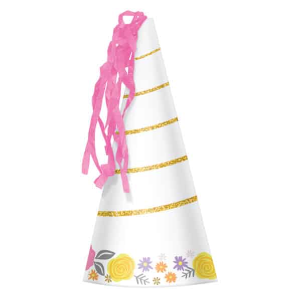 Party Hats Magical Unicorn (8 stuks)
